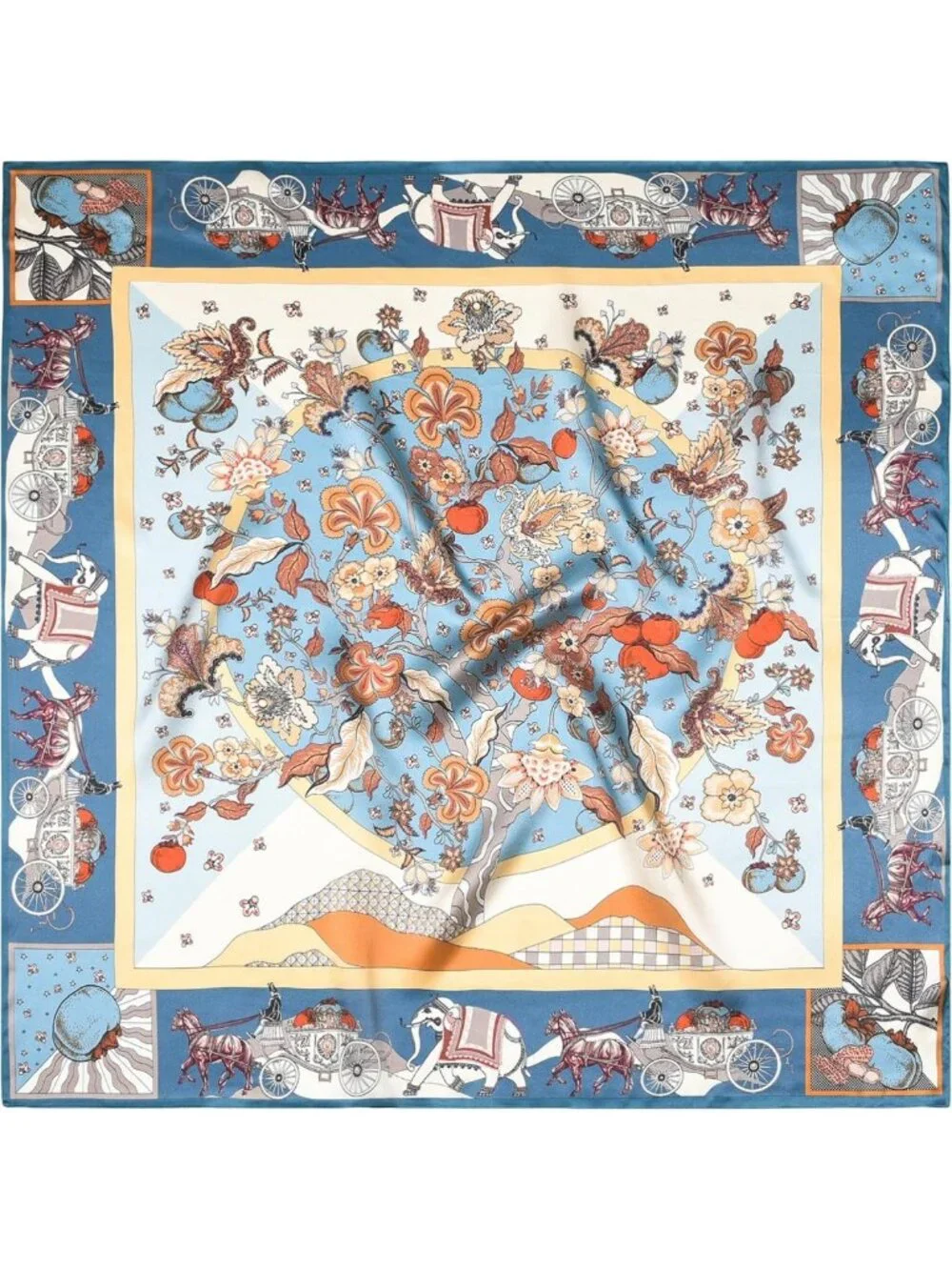 Luxurious 100% Mulberry Silk Scarf - 35